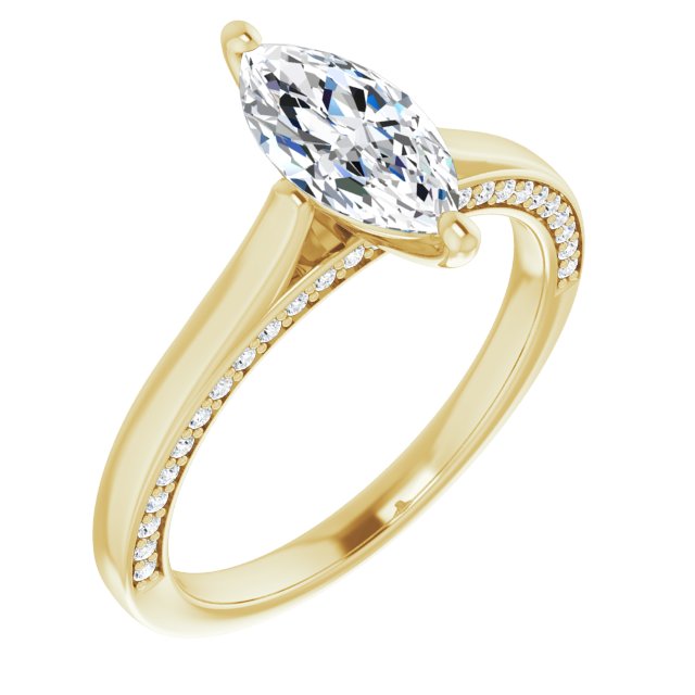 Accented Engagement Ring