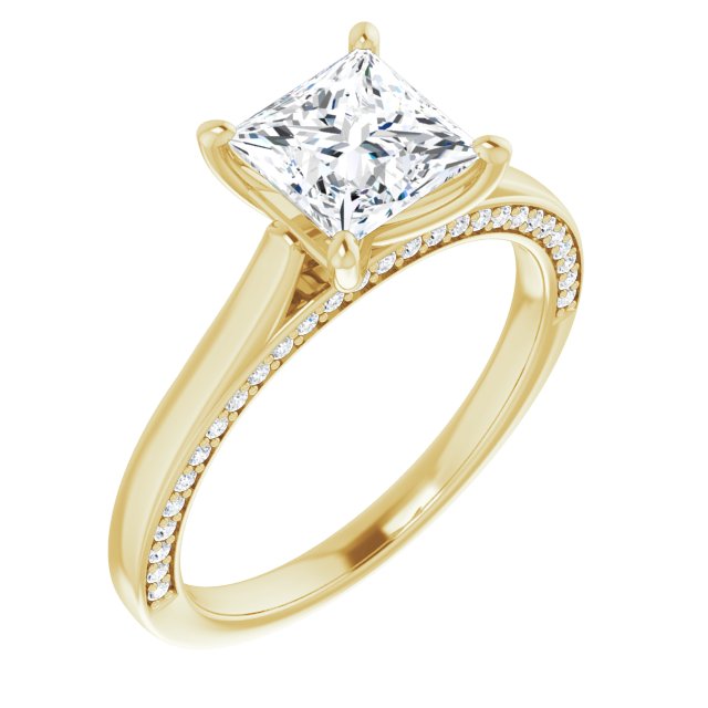 Accented Engagement Ring