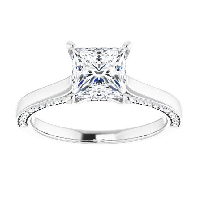 Accented Engagement Ring