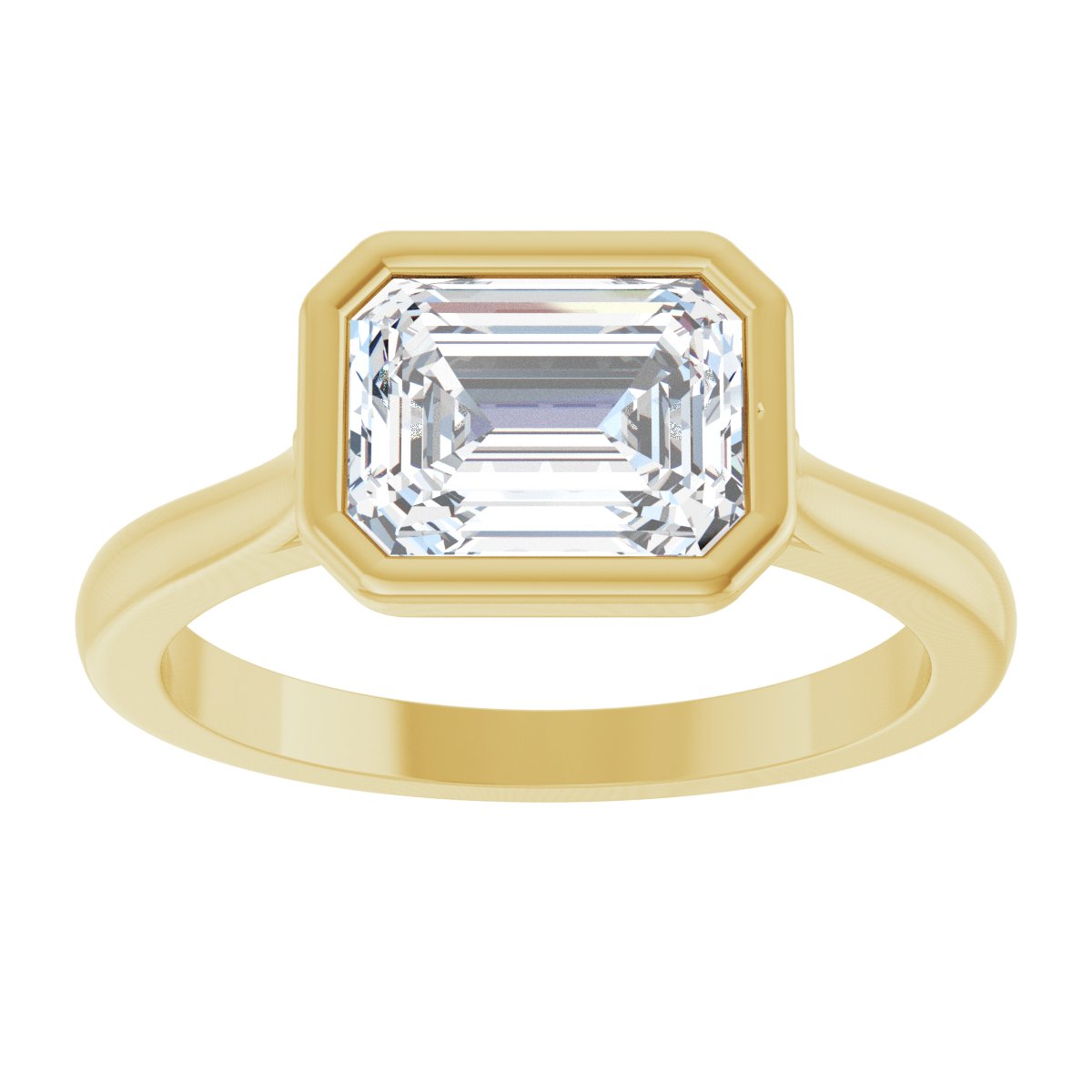 Bezel-Set Engagement Ring or Band