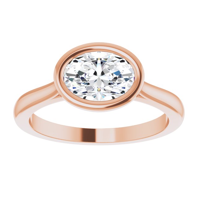 Bezel-Set Engagement Ring or Band