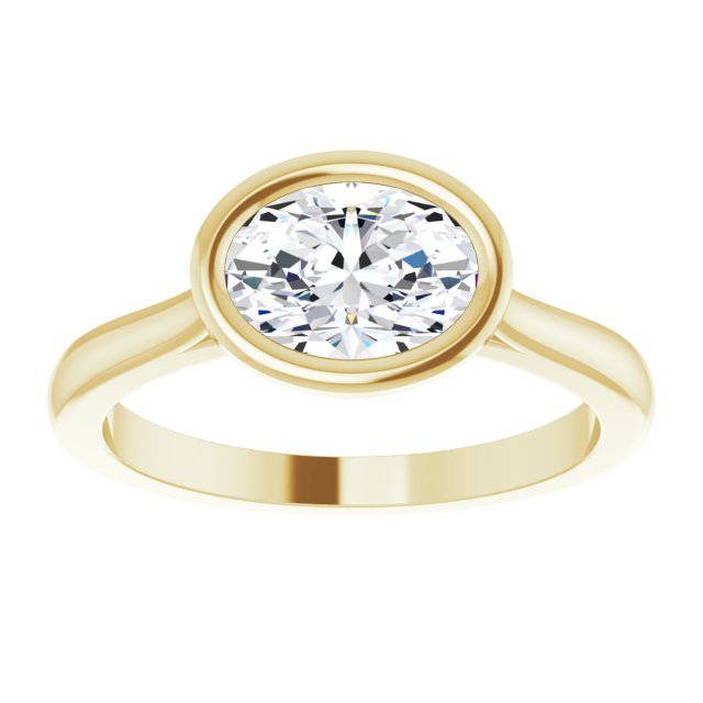 Bezel-Set Engagement Ring or Band