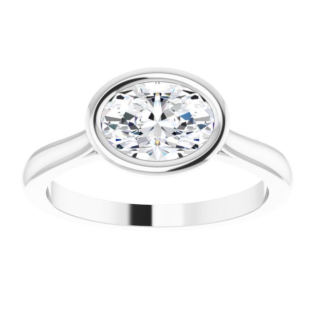Bezel-Set Engagement Ring or Band
