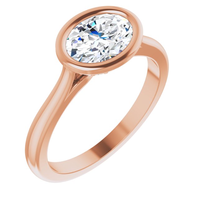 Bezel-Set Engagement Ring or Band