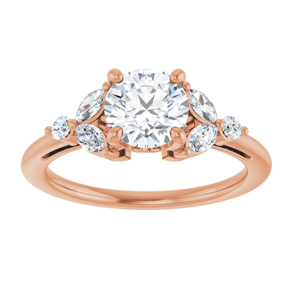 Accented Engagement Ring
