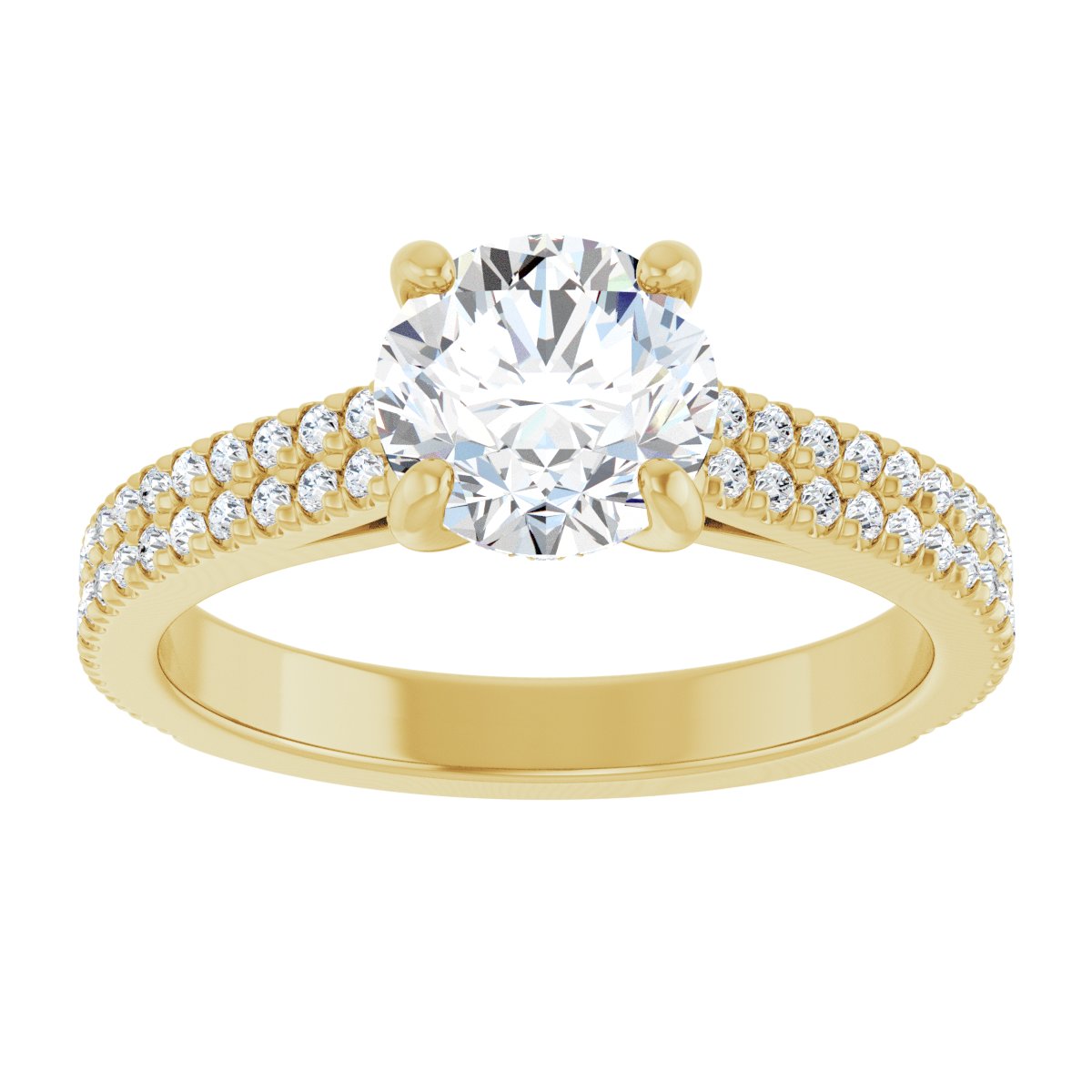 French-Set Engagement Ring or Band