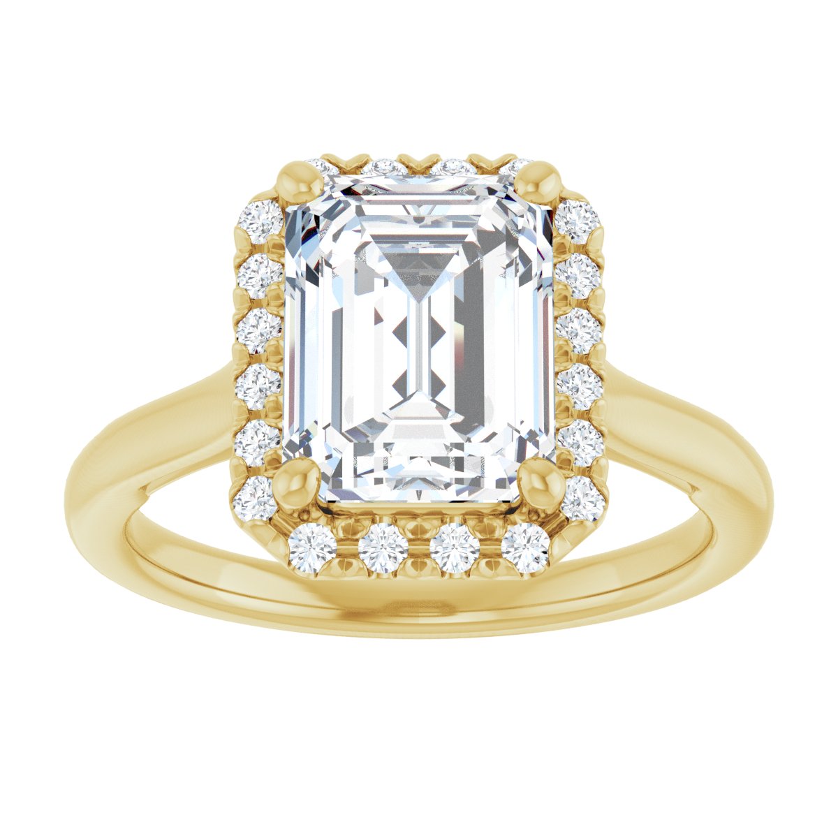 Halo-Style Engagement ring