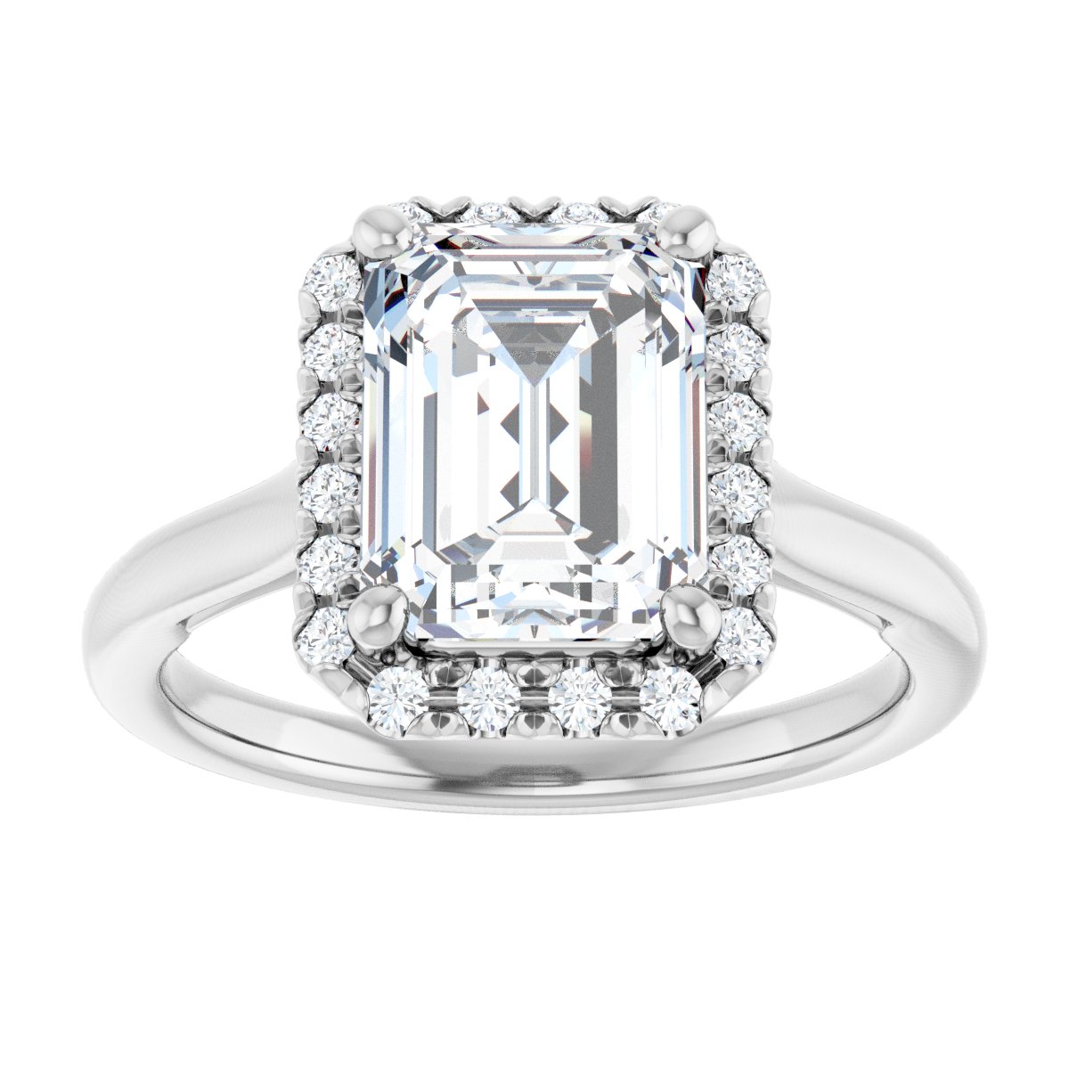 Halo-Style Engagement ring