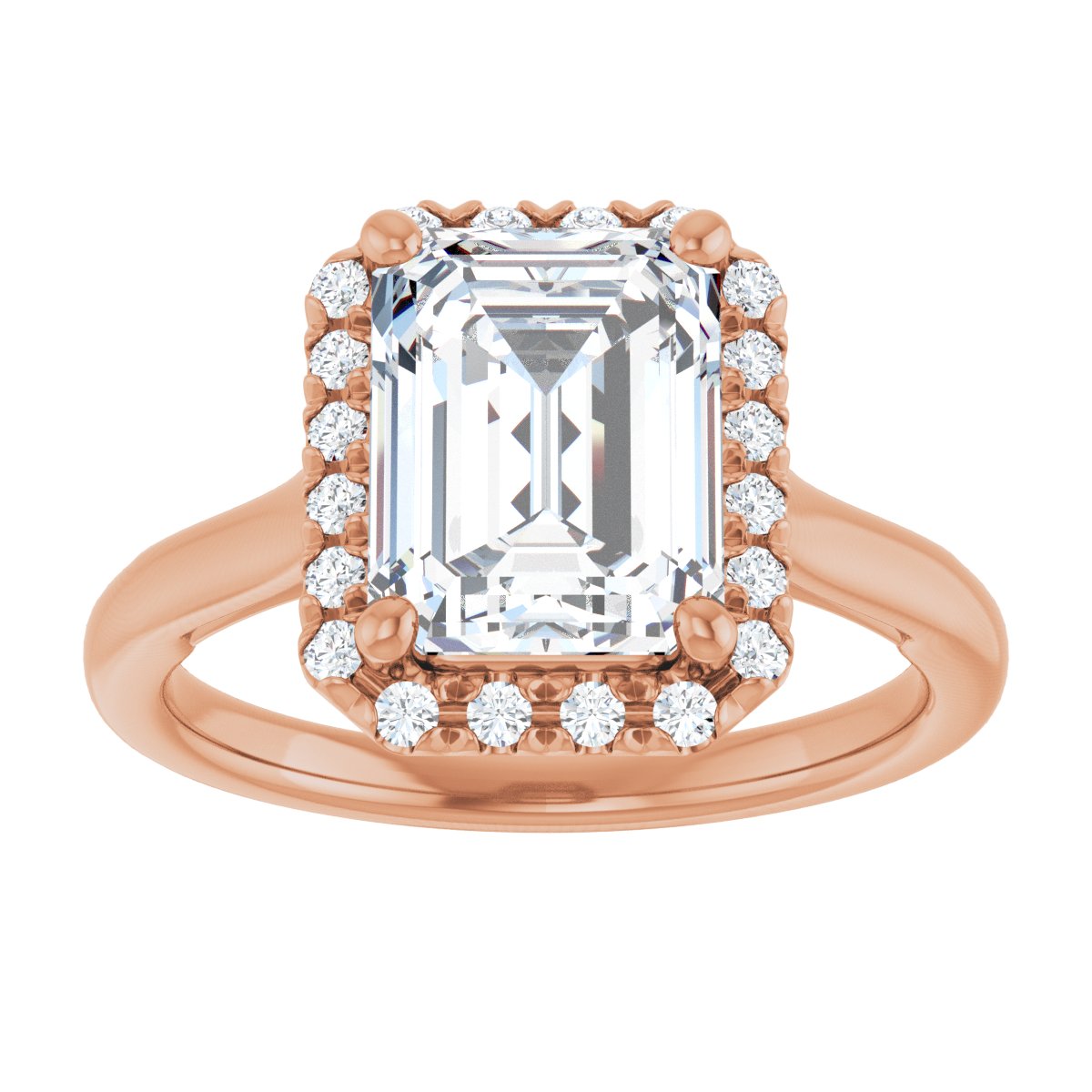 Halo-Style Engagement ring