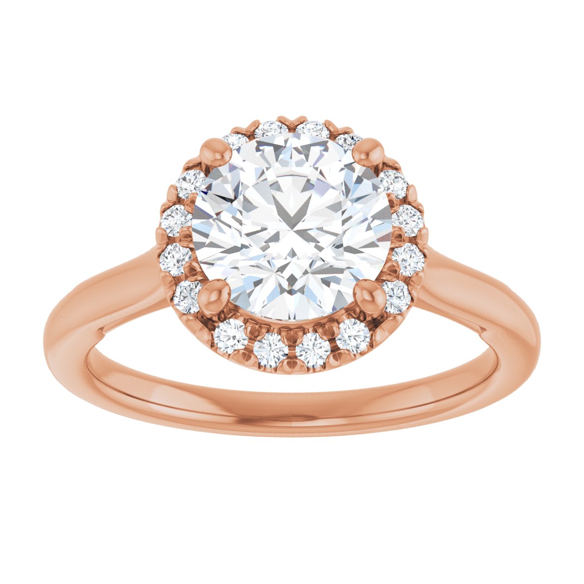 Halo-Style Engagement ring