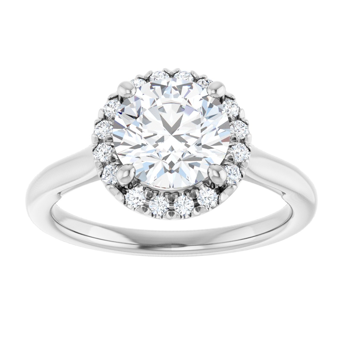 Halo-Style Engagement ring