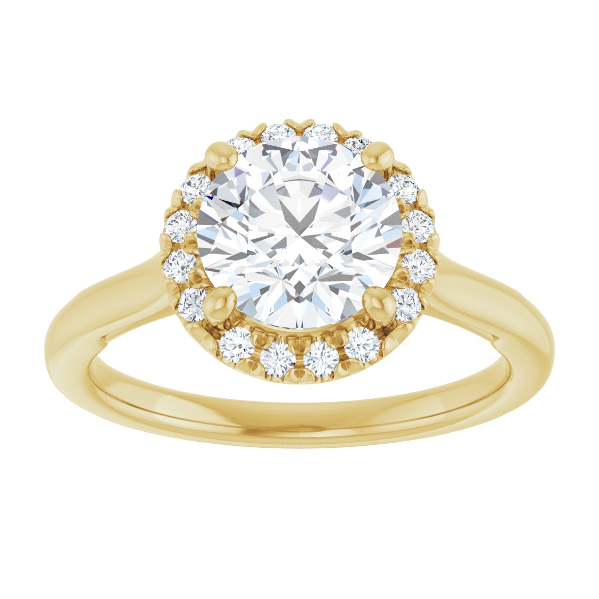 Halo-Style Engagement ring