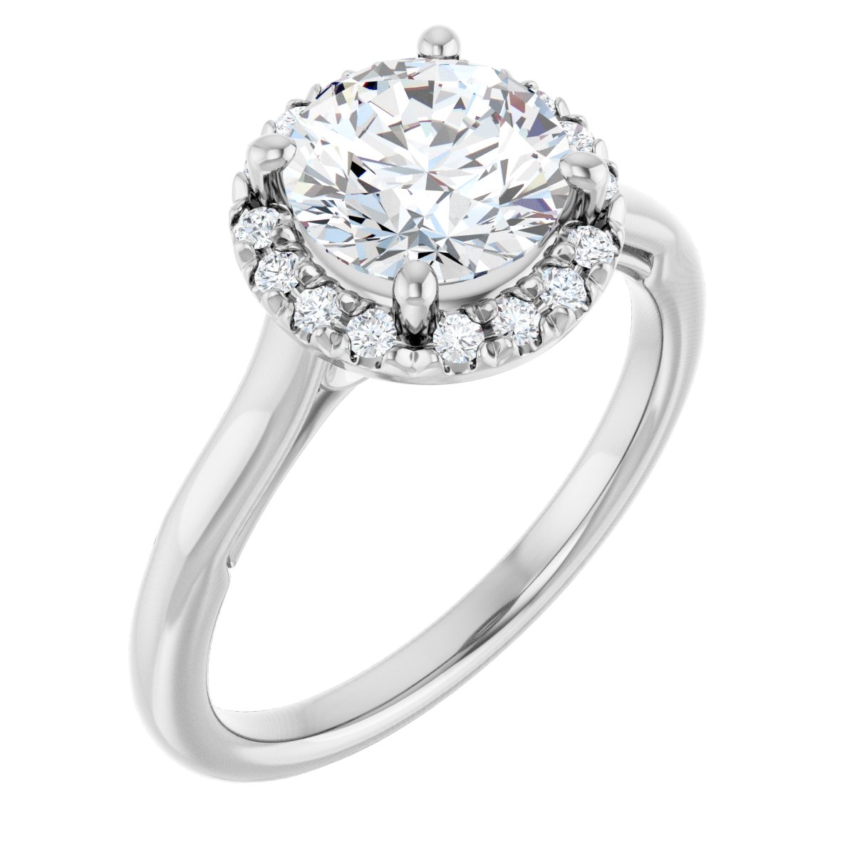 Halo-Style Engagement ring