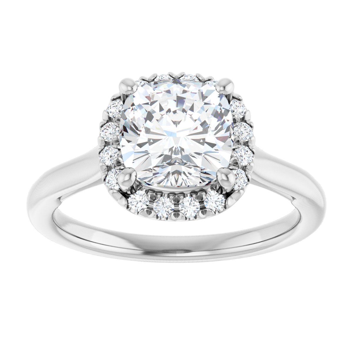 Halo-Style Engagement ring