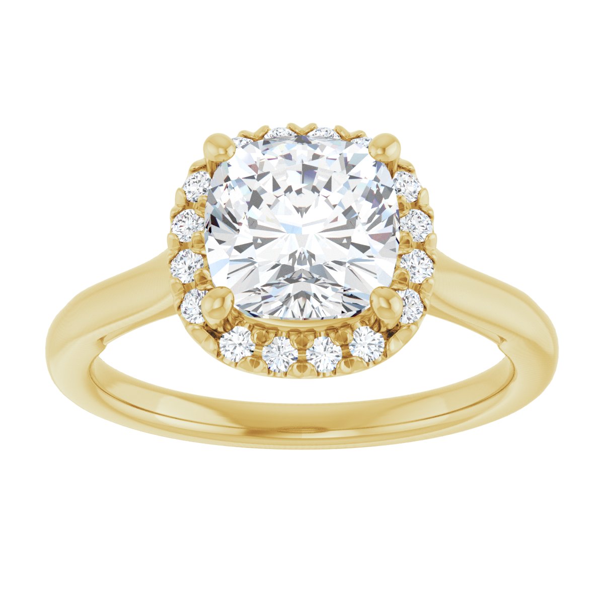 Halo-Style Engagement ring