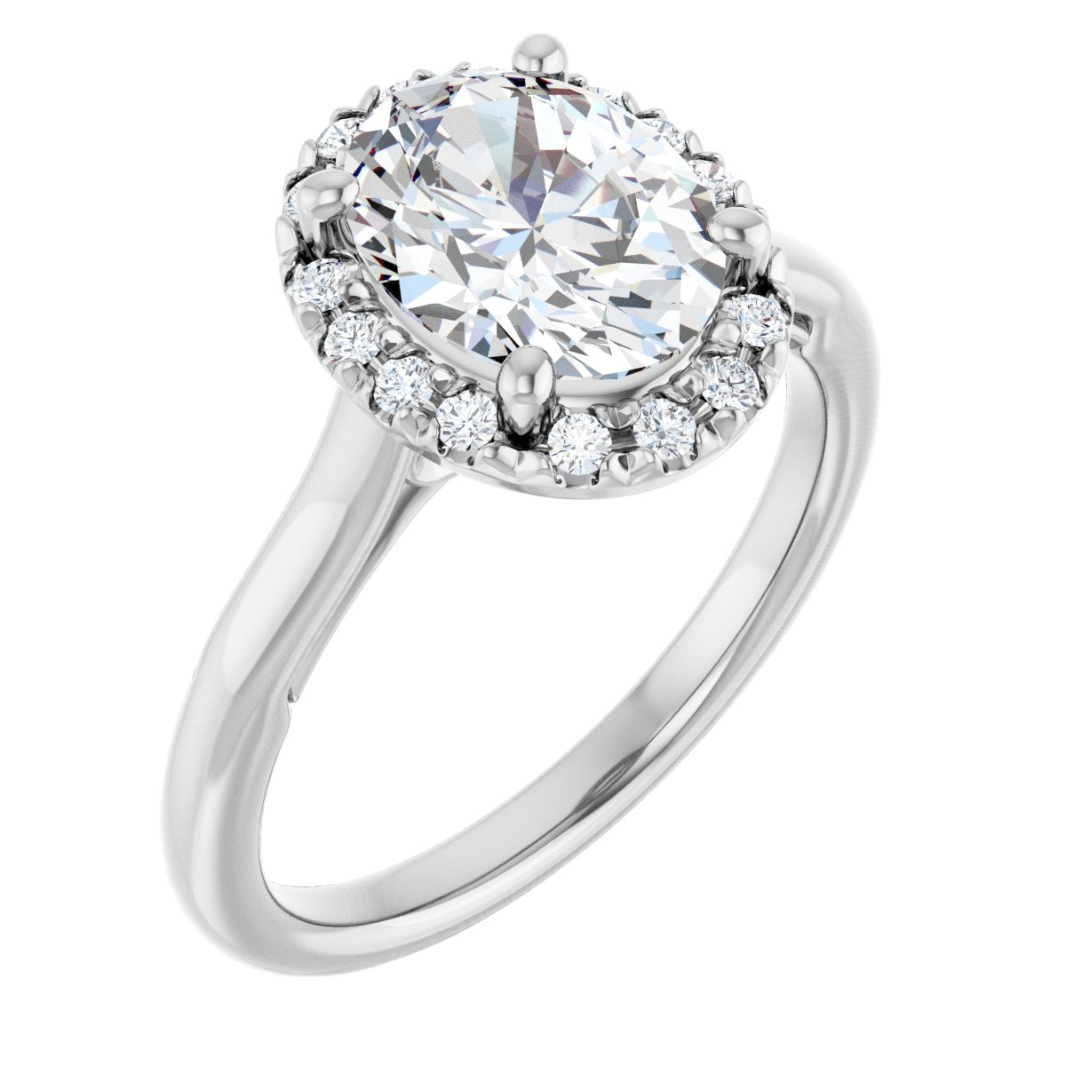 Halo-Style Engagement ring