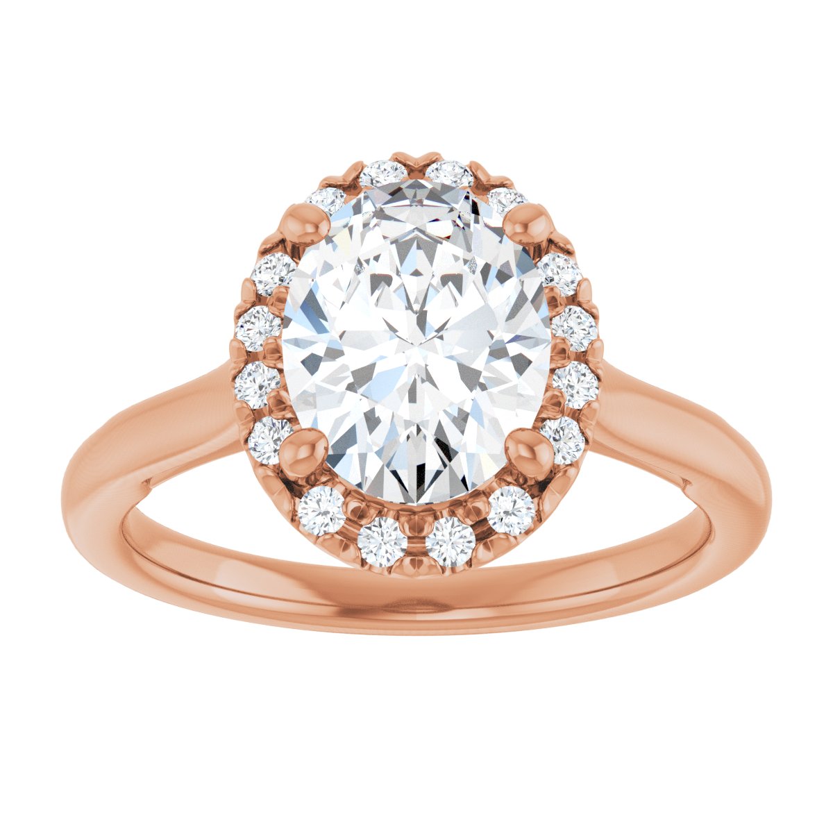 Halo-Style Engagement ring