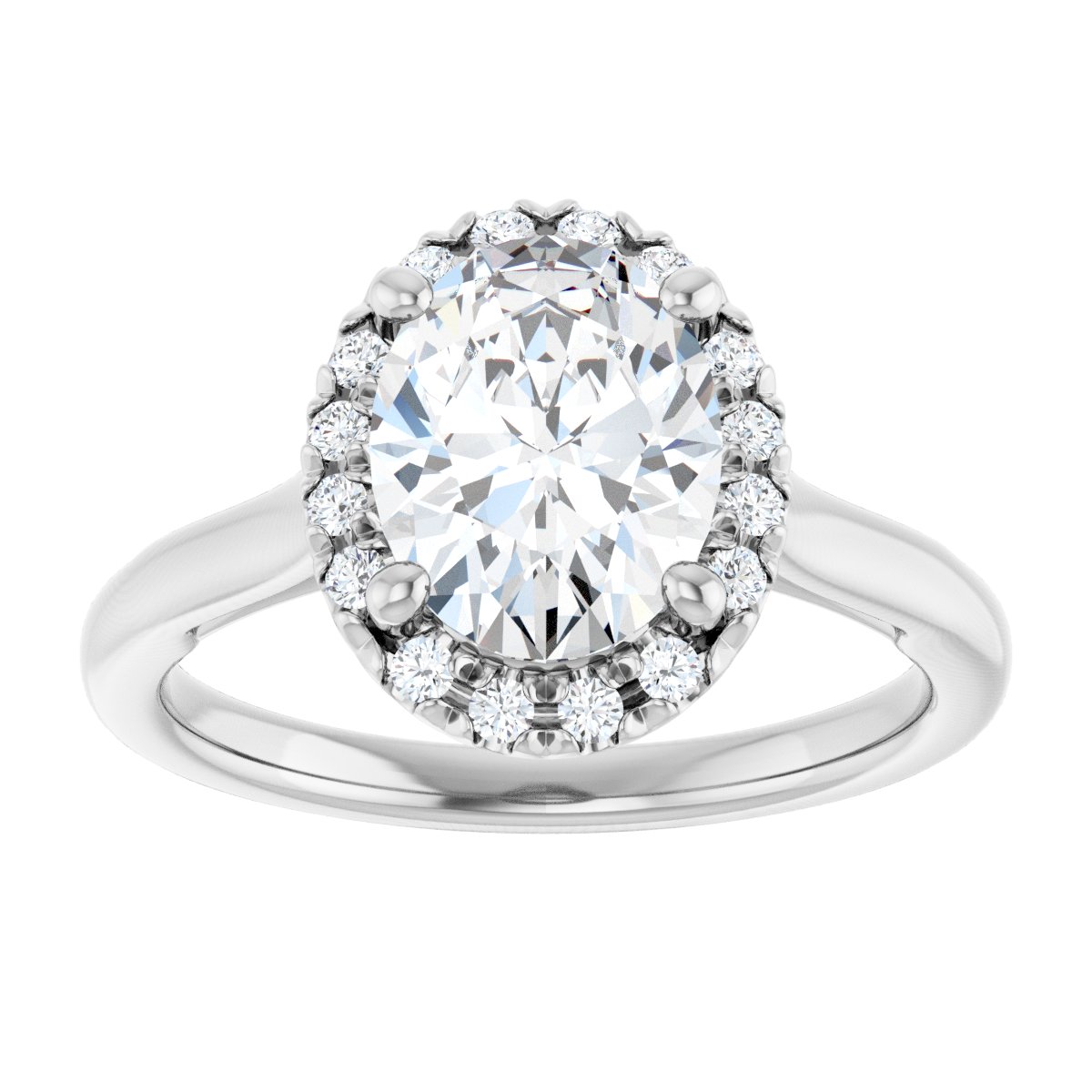 Halo-Style Engagement ring