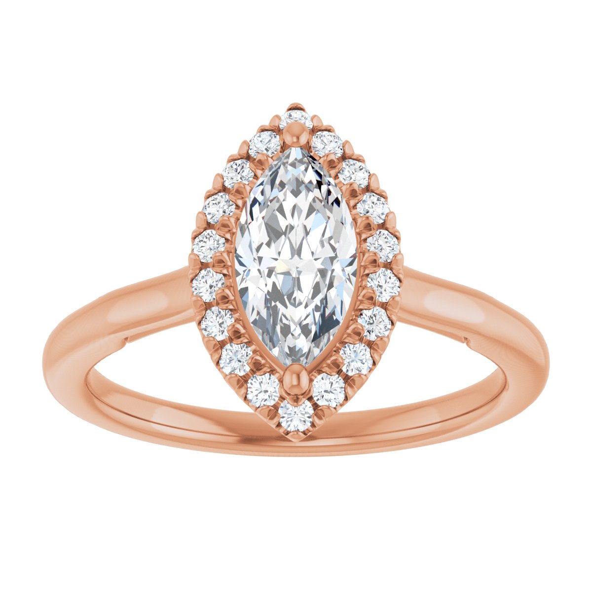 Halo-Style Engagement ring