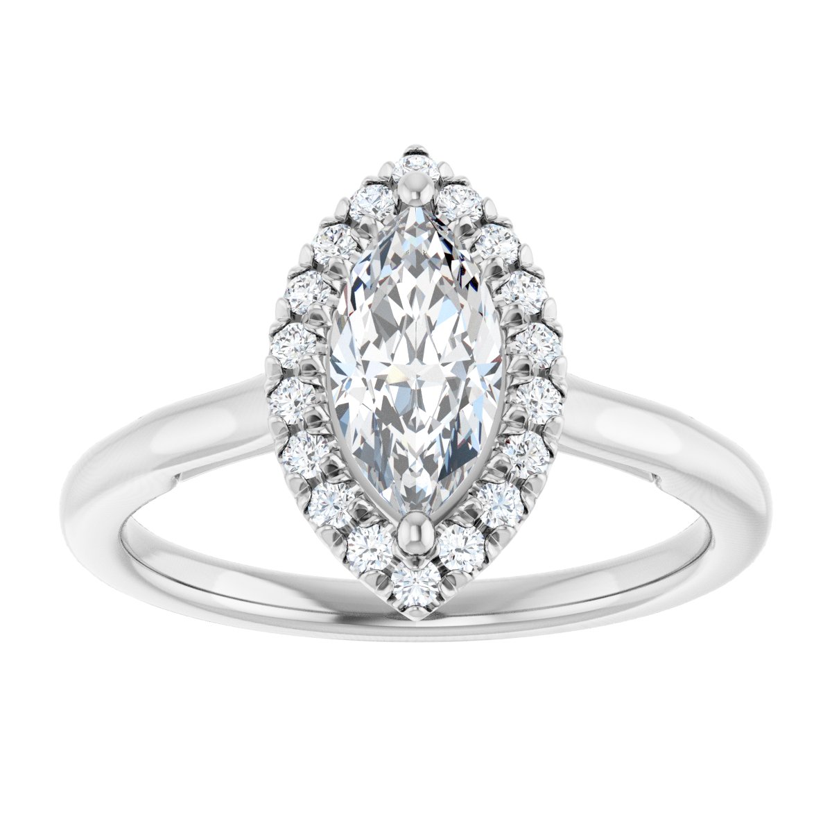 Halo-Style Engagement ring