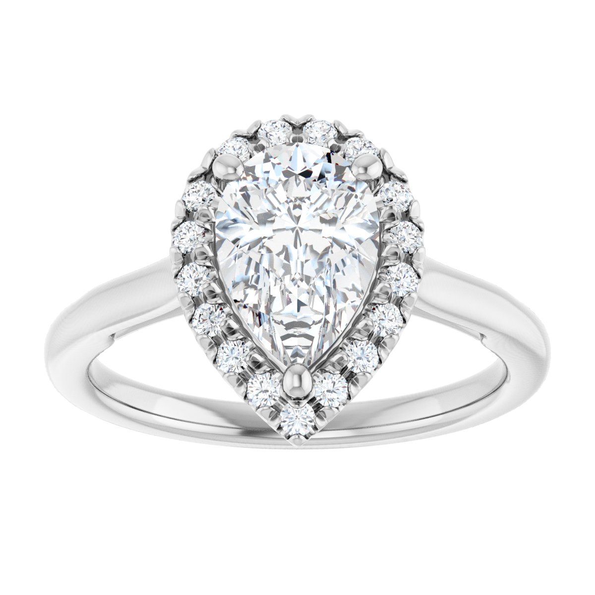 Halo-Style Engagement ring