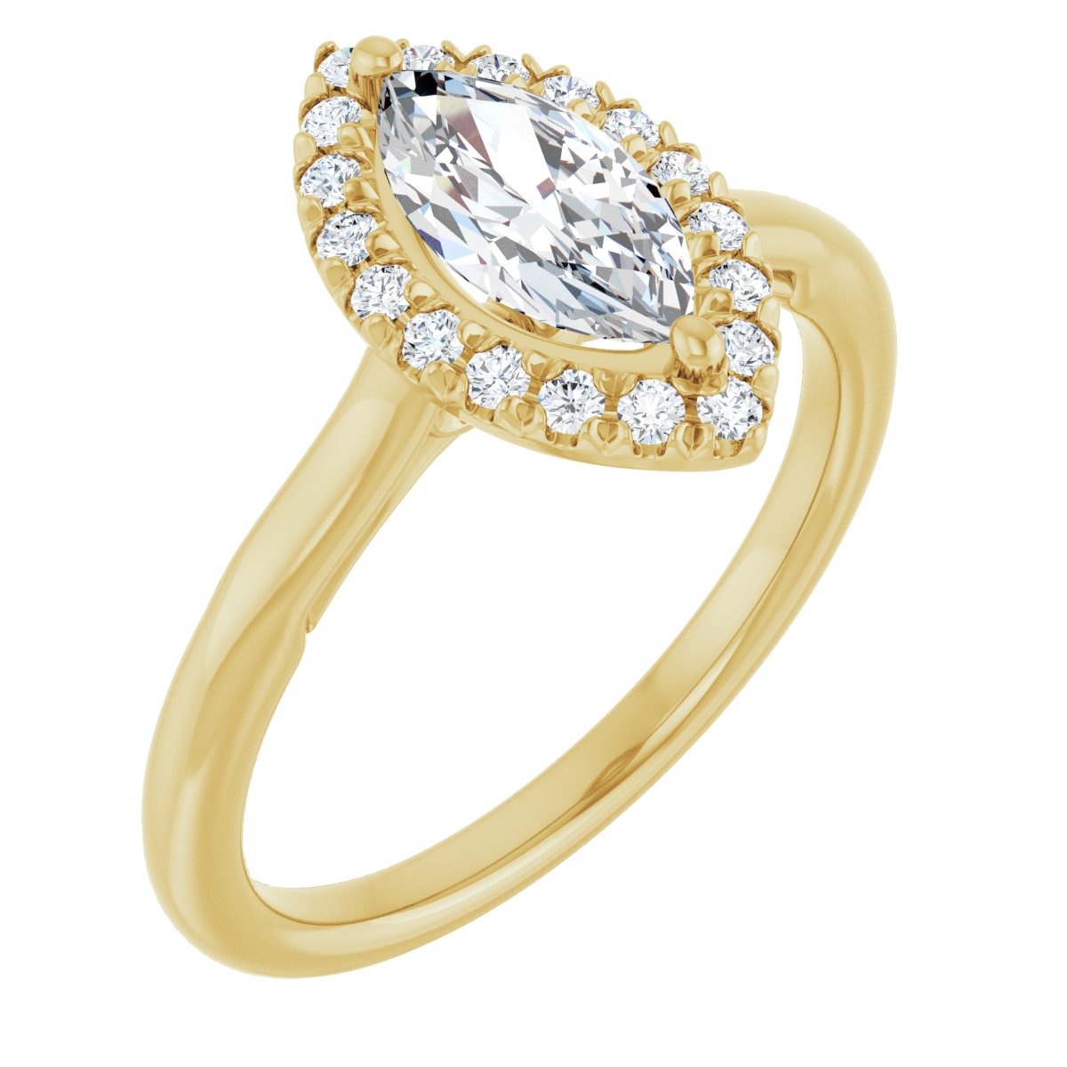 Halo-Style Engagement ring