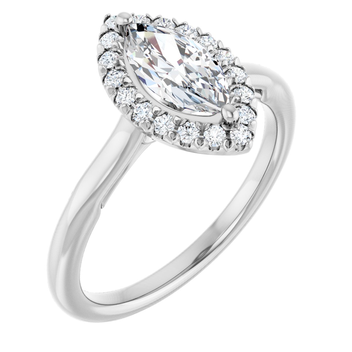 Halo-Style Engagement ring