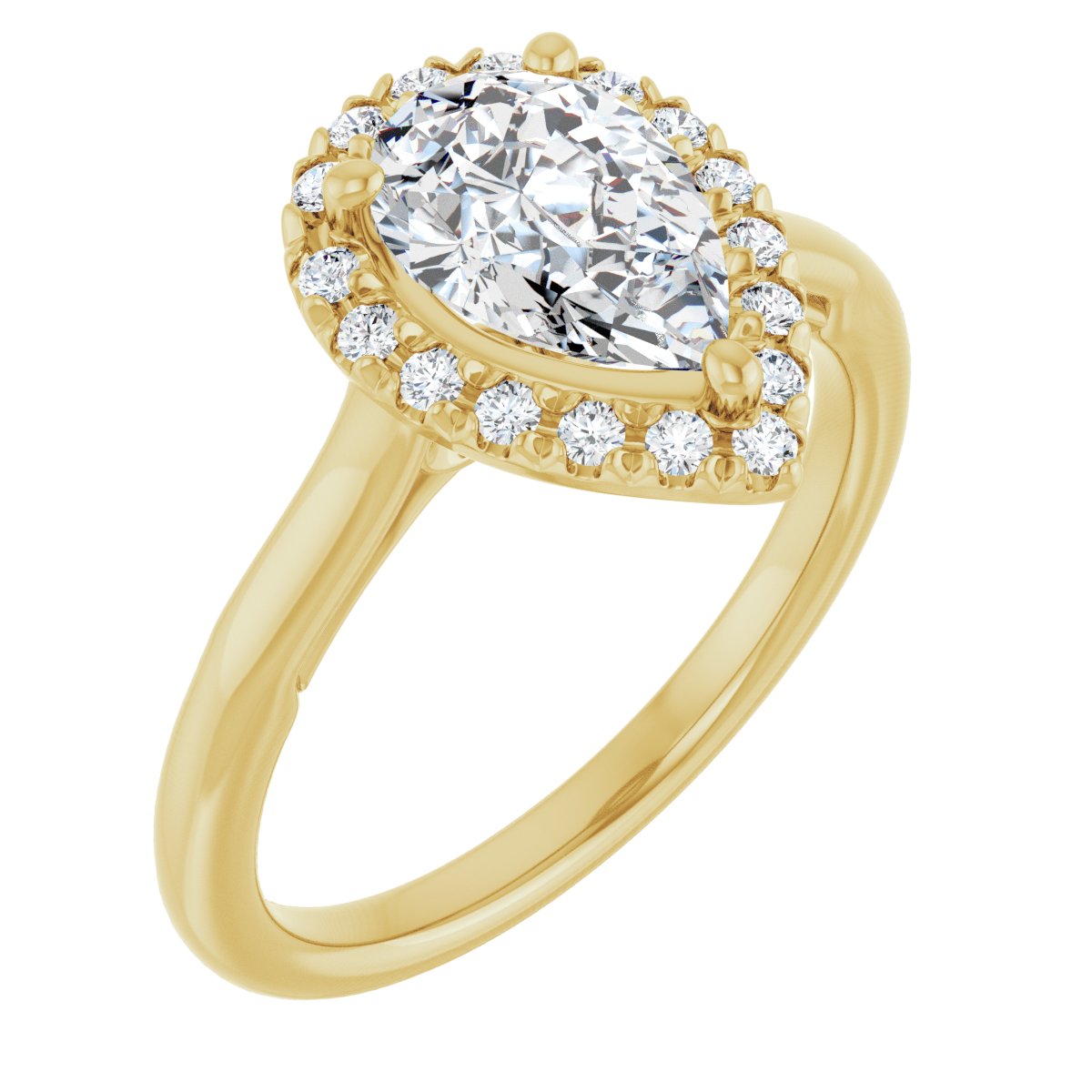 Halo-Style Engagement ring