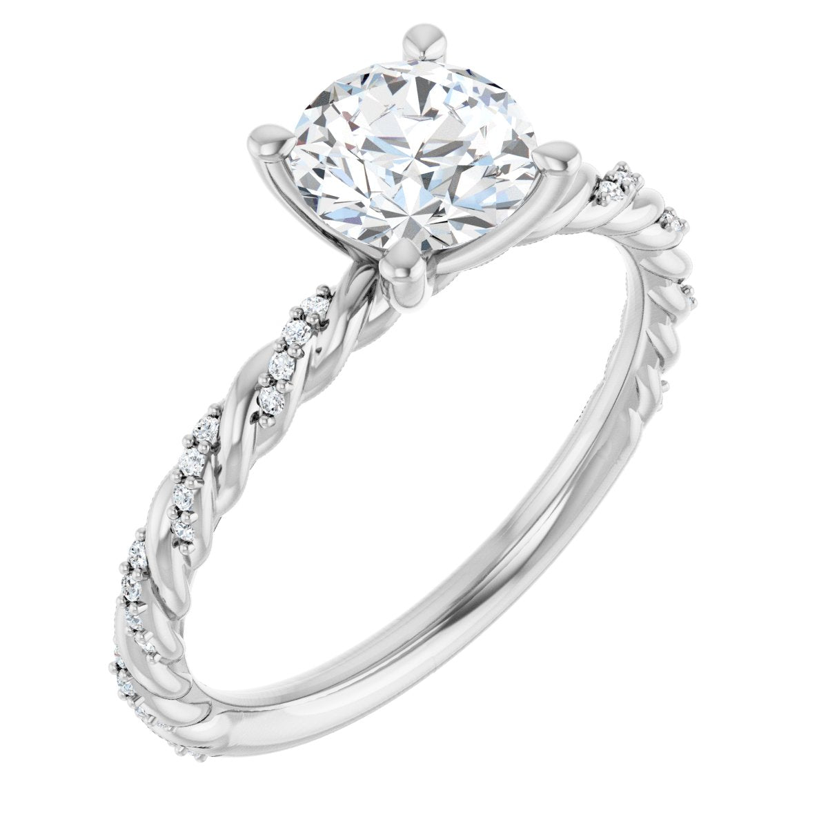 Accented Engagement Ring