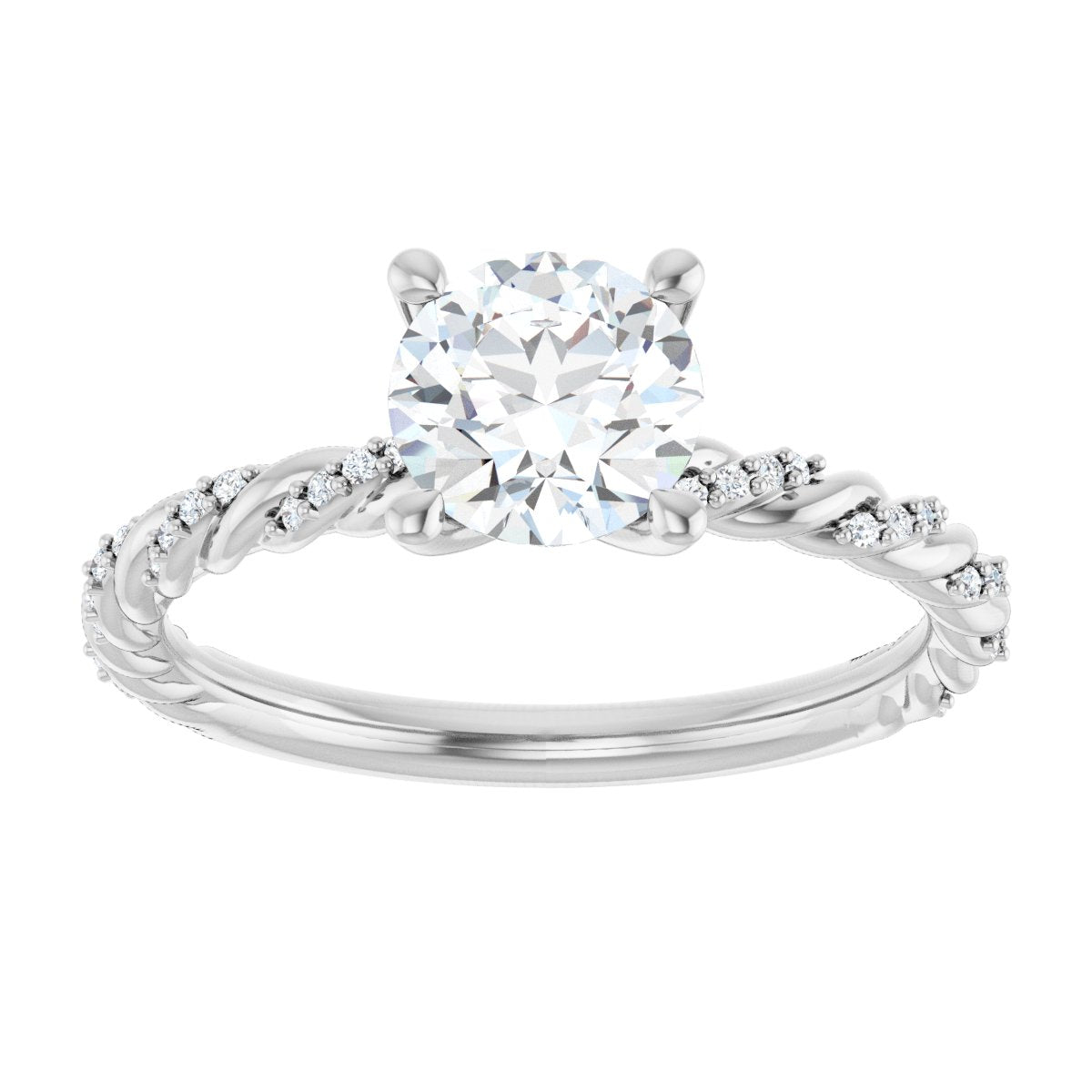 Accented Engagement Ring