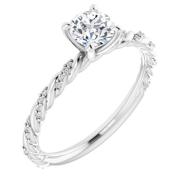 Accented Engagement Ring