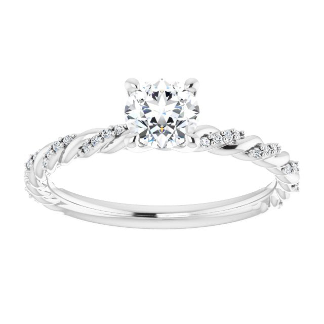 Accented Engagement Ring