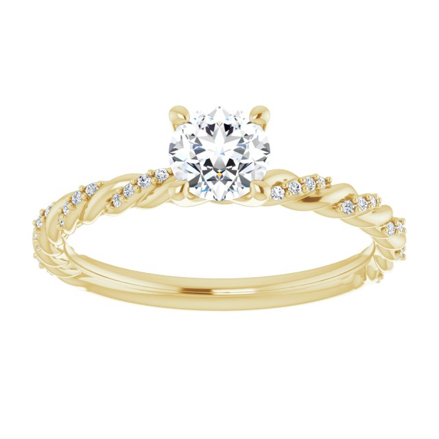 Accented Engagement Ring