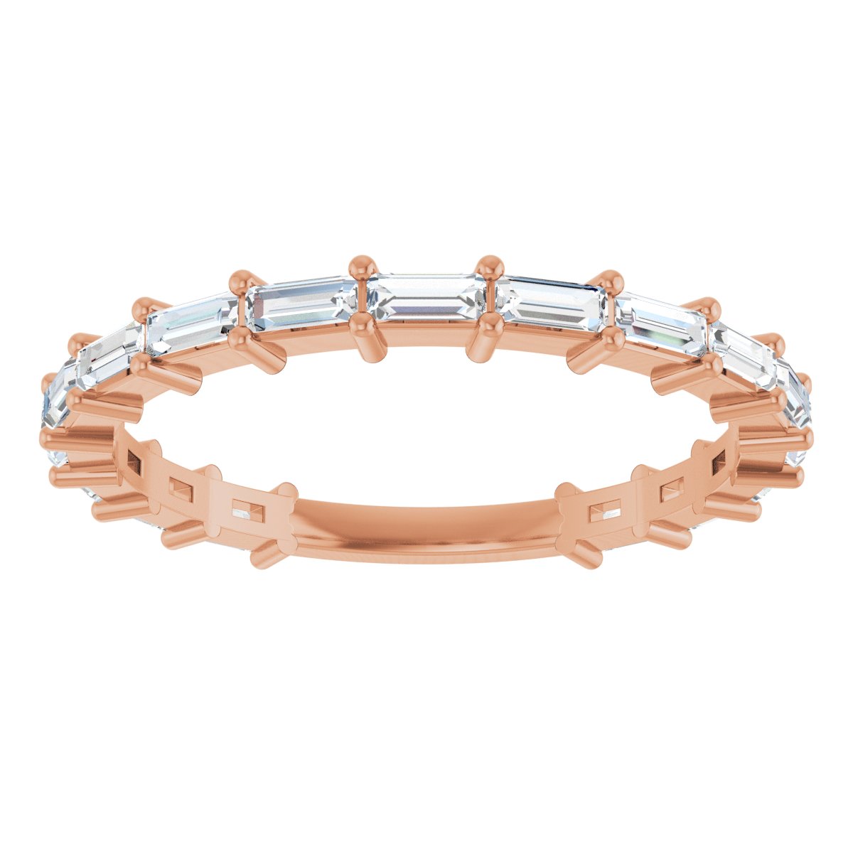 Anniversary Band  - Straight Baguette