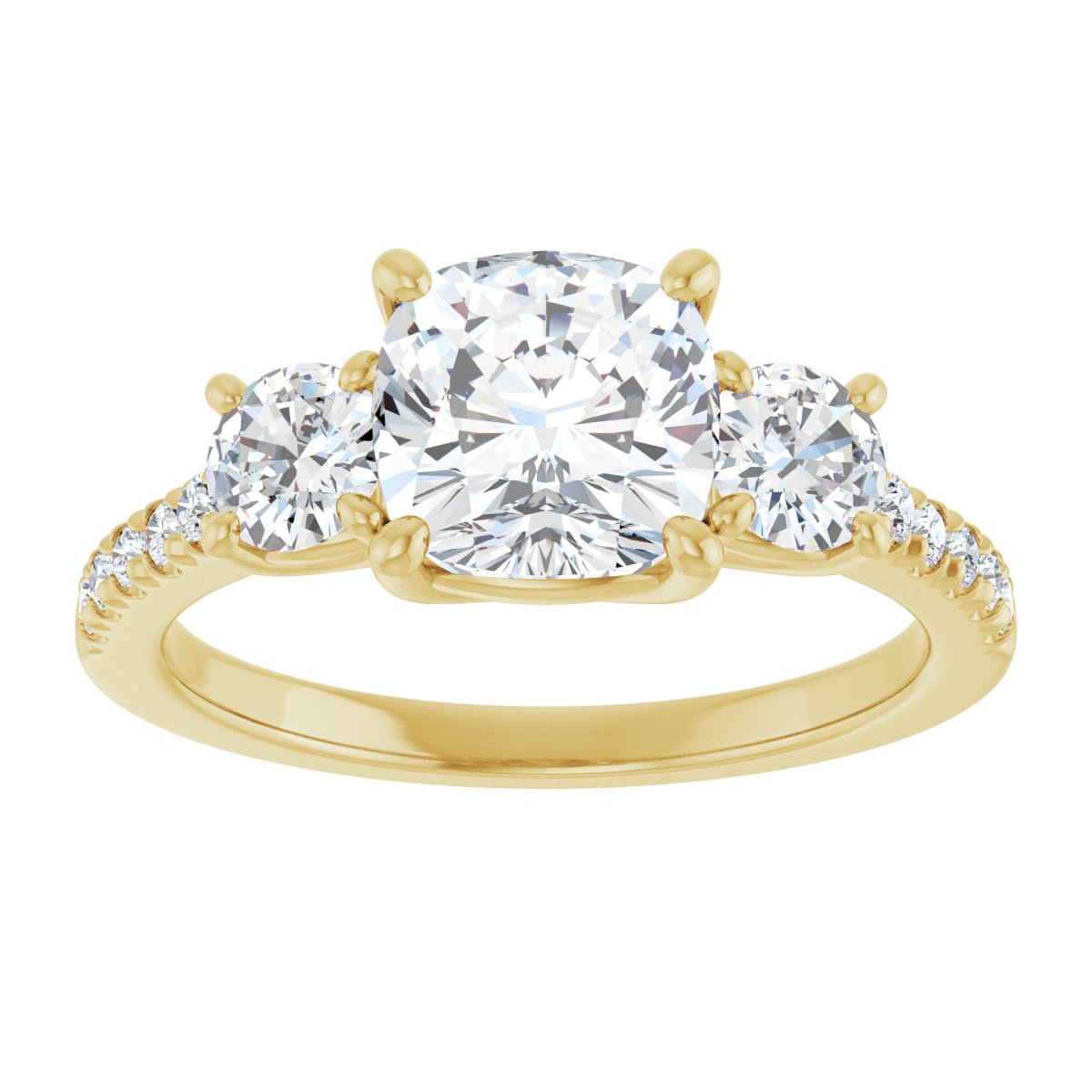Three-Stone Engagement Ring