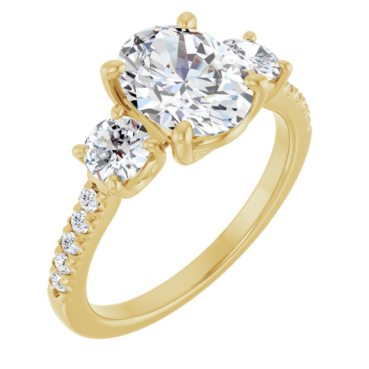 Three-Stone Engagement Ring