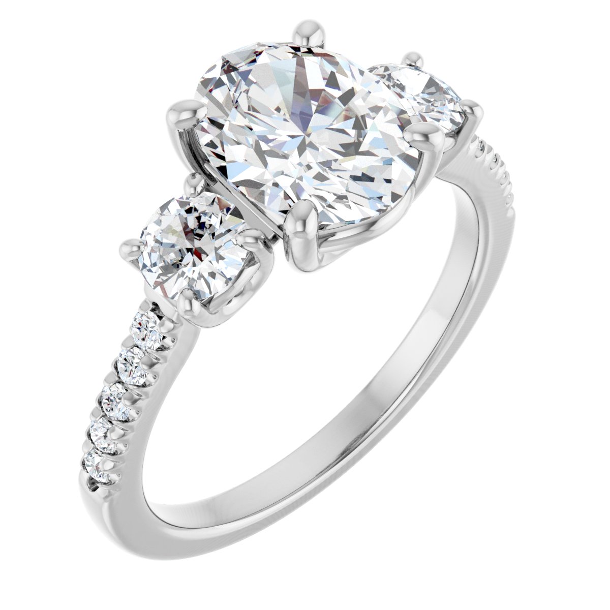 Three-Stone Engagement Ring