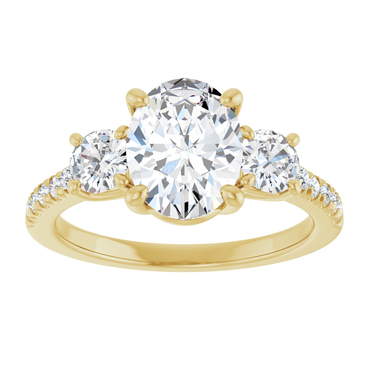 Three-Stone Engagement Ring