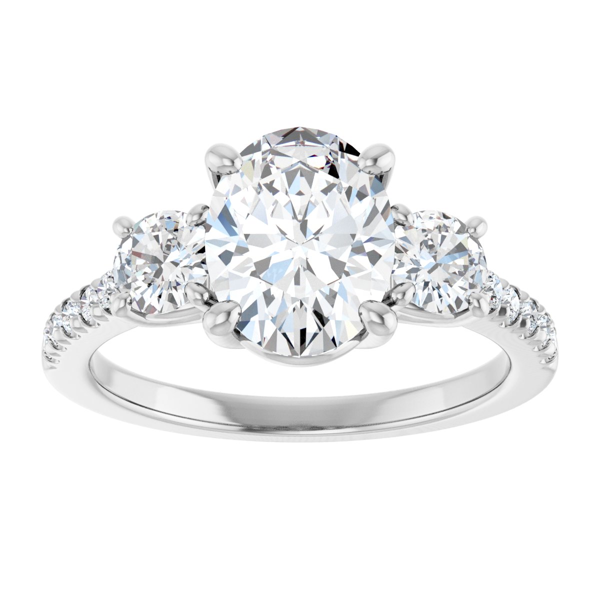 Three-Stone Engagement Ring