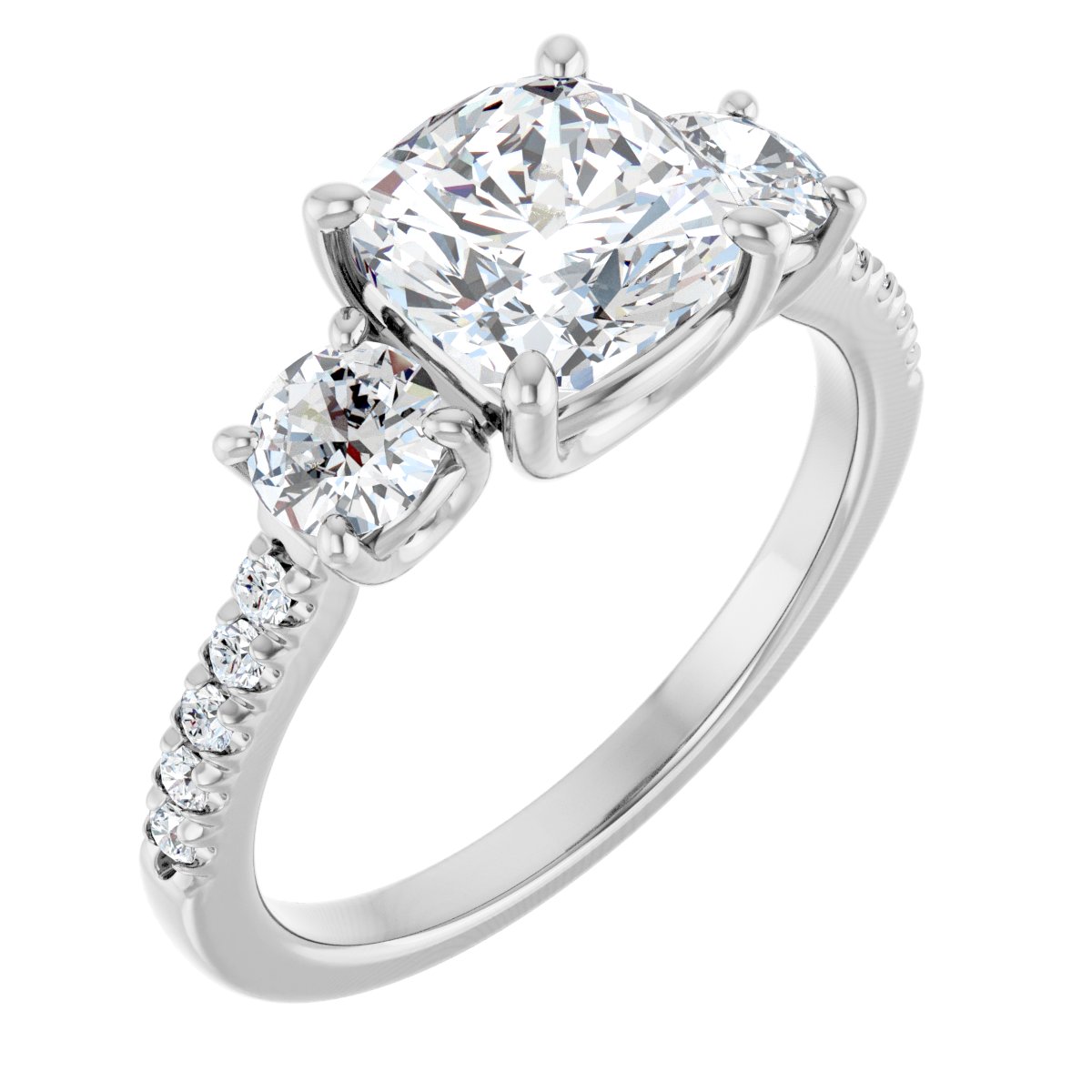 Three-Stone Engagement Ring