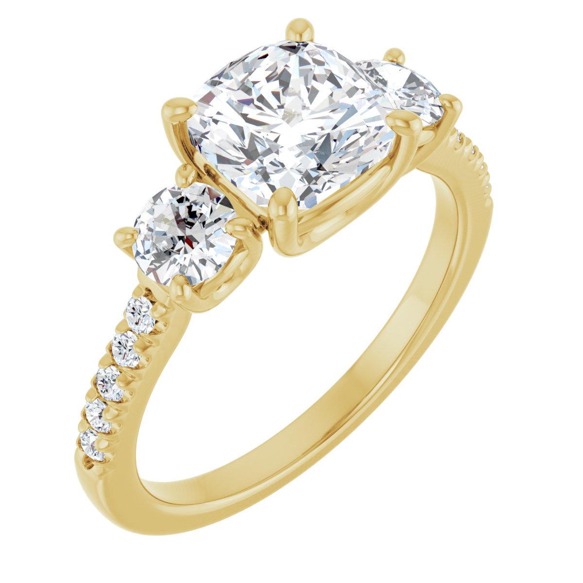 Three-Stone Engagement Ring