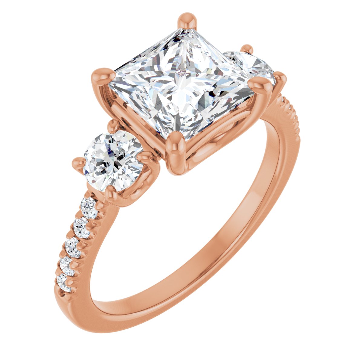 Three-Stone Engagement Ring