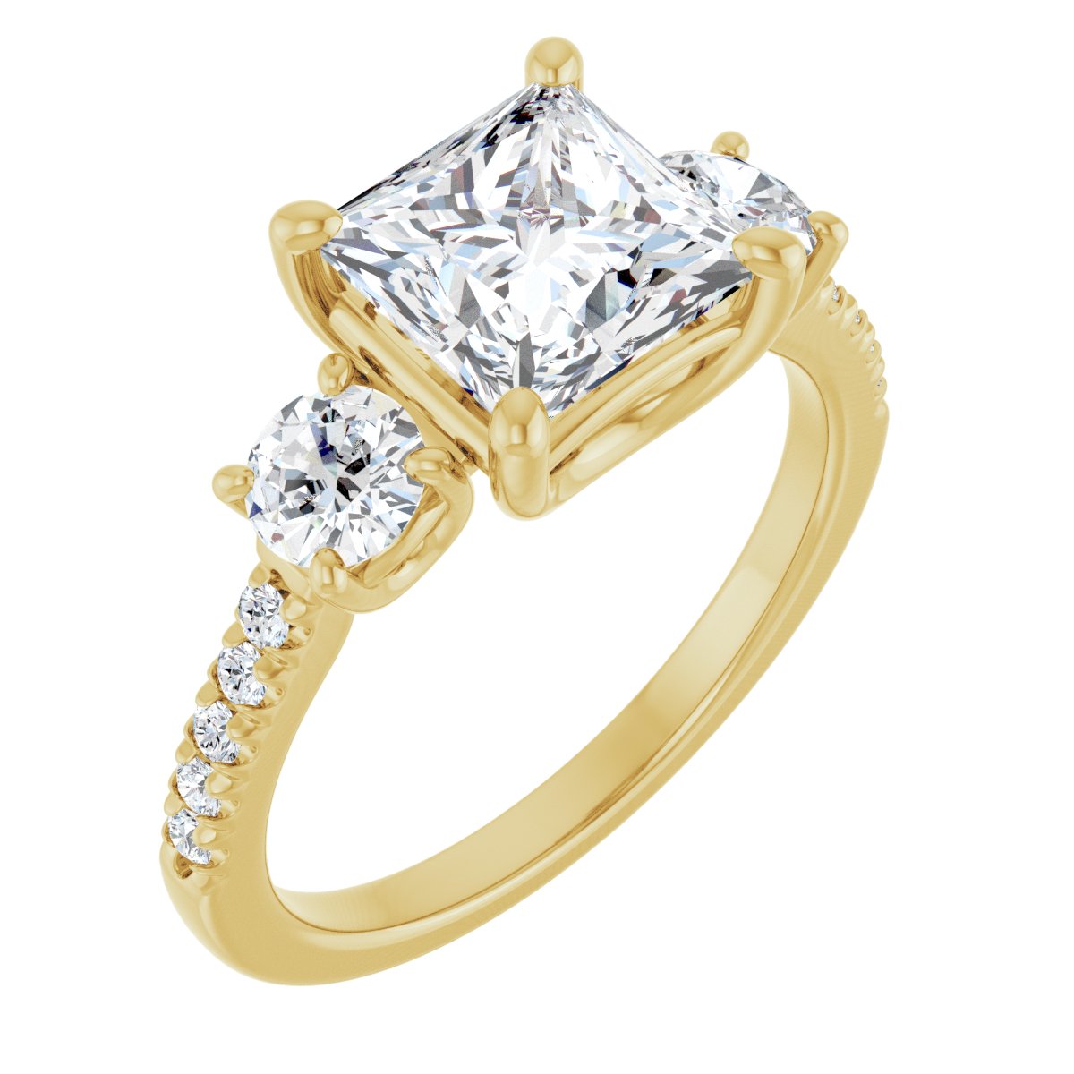 Three-Stone Engagement Ring