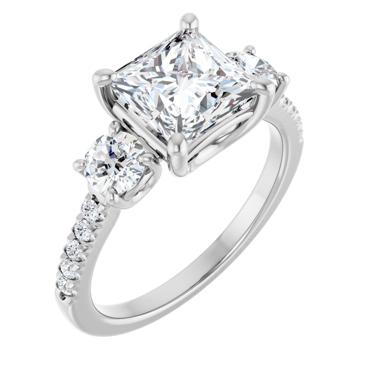 Three-Stone Engagement Ring