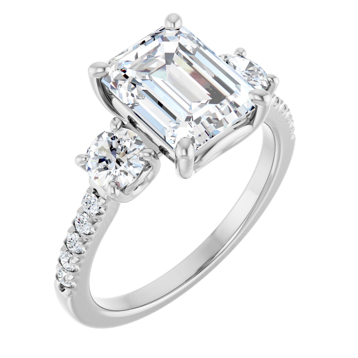 Three-Stone Engagement Ring
