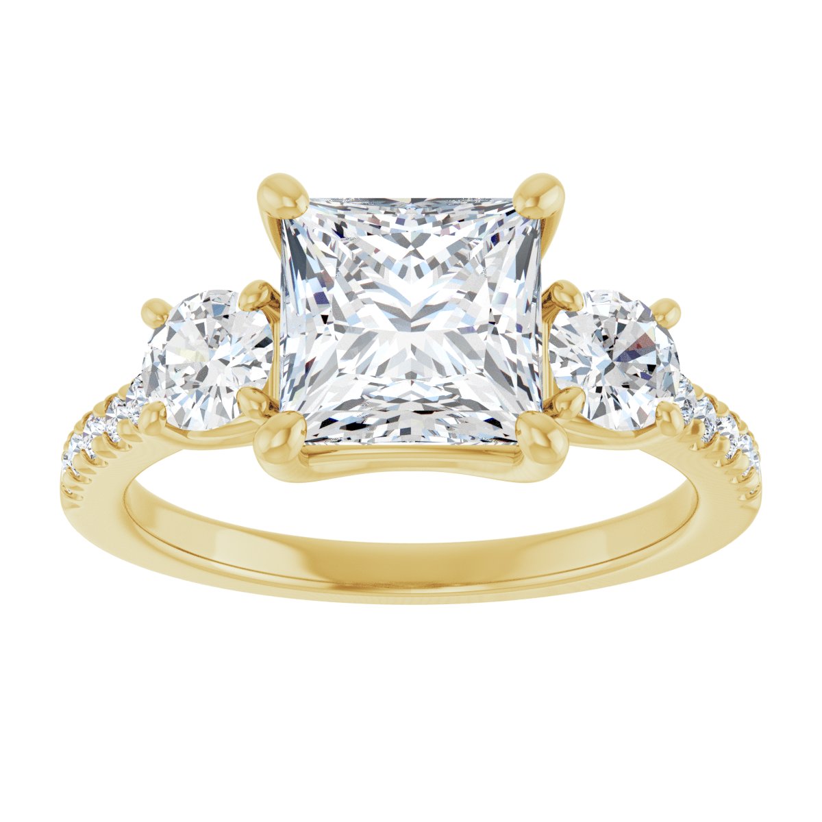 Three-Stone Engagement Ring