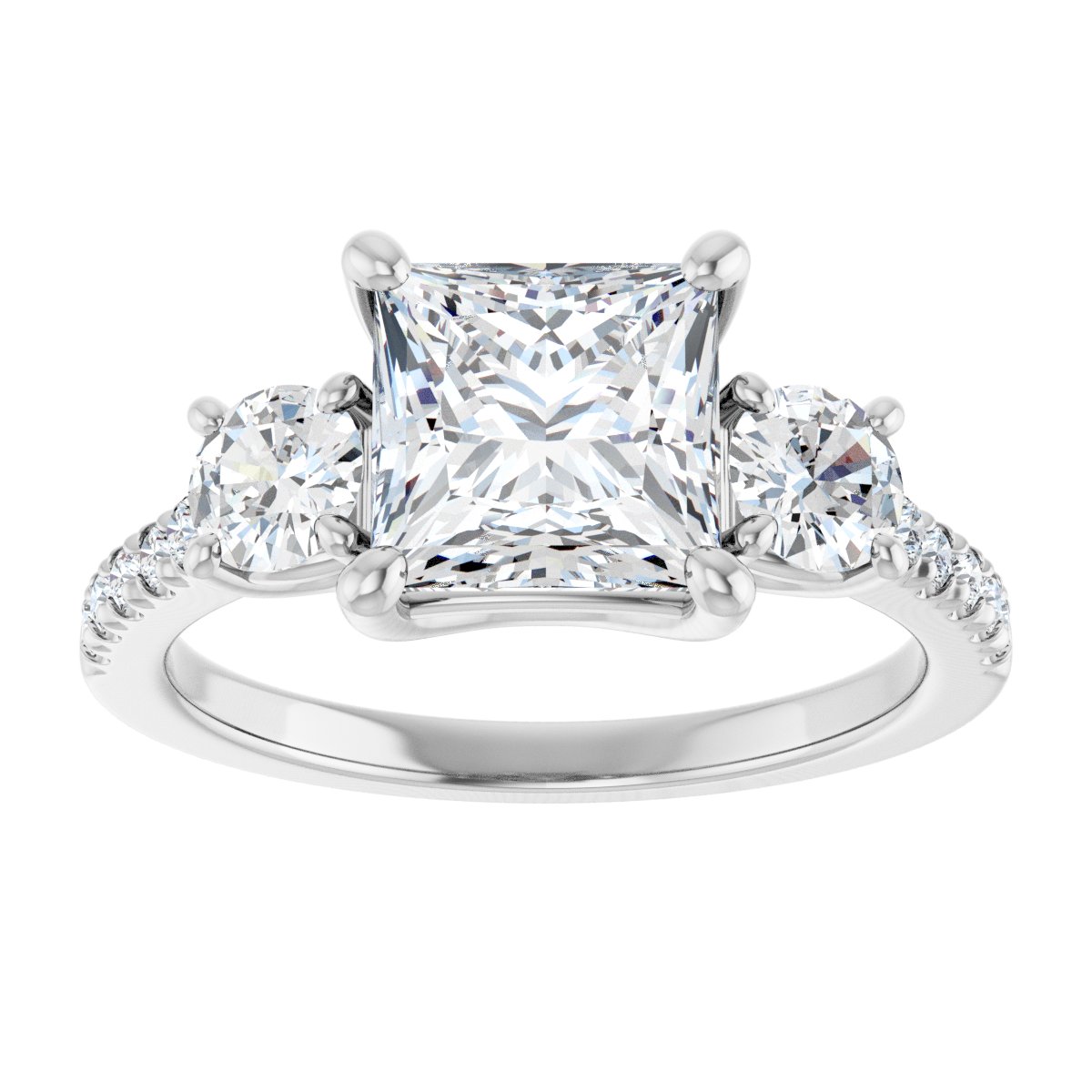 Three-Stone Engagement Ring