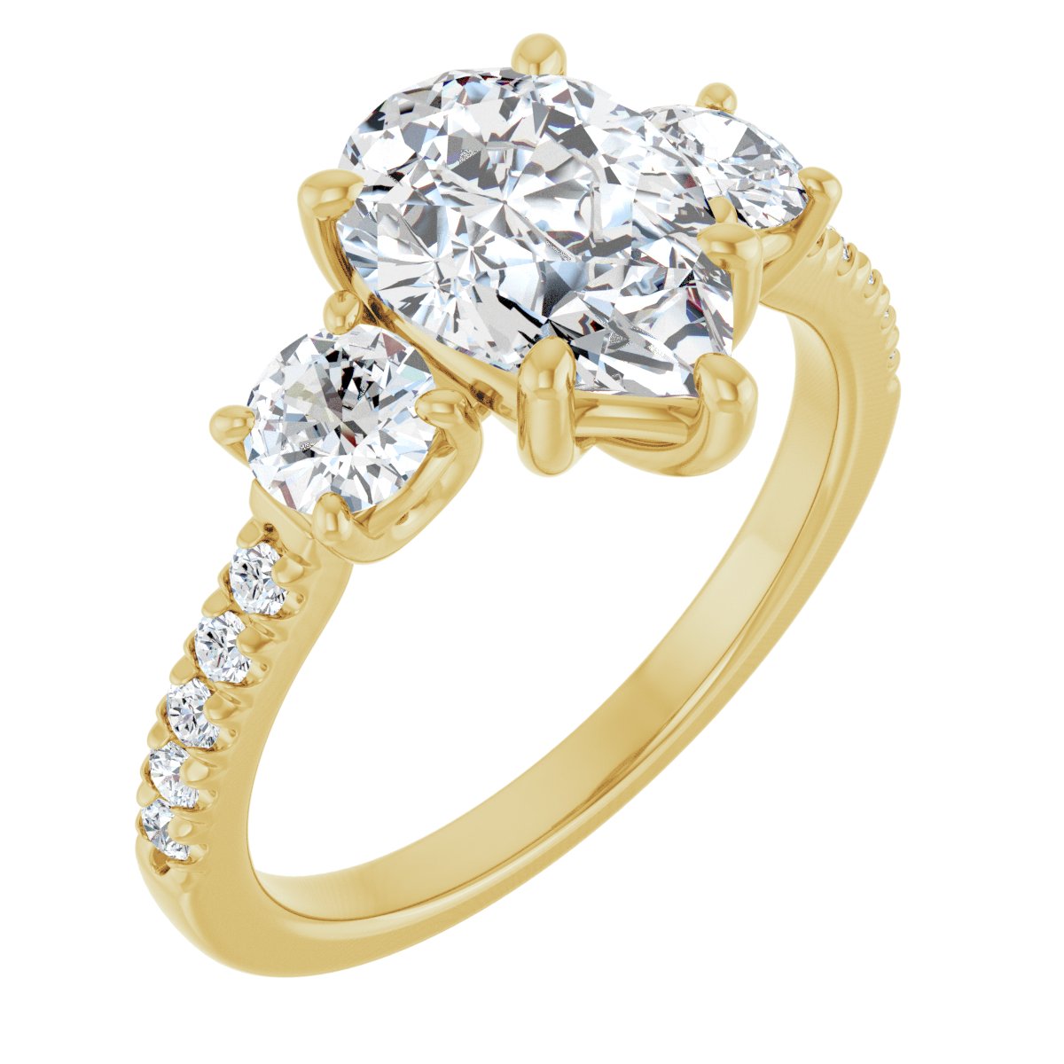 Three-Stone Engagement Ring