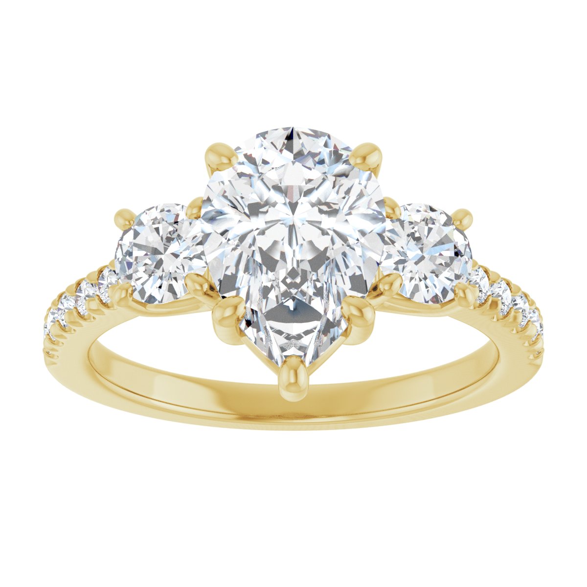 Three-Stone Engagement Ring