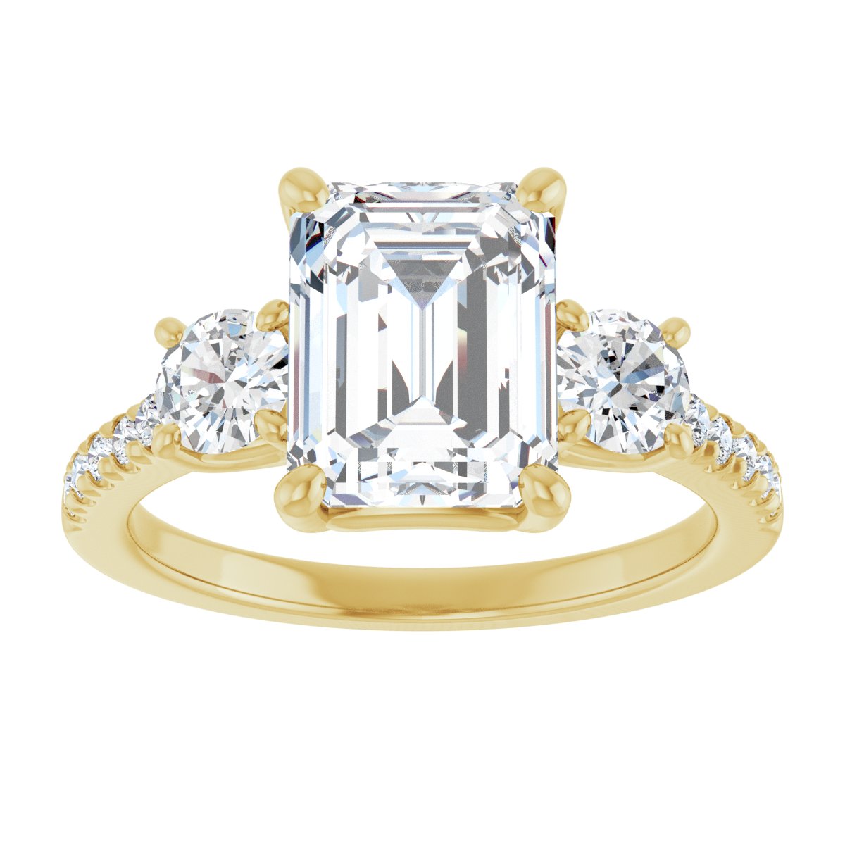 Three-Stone Engagement Ring